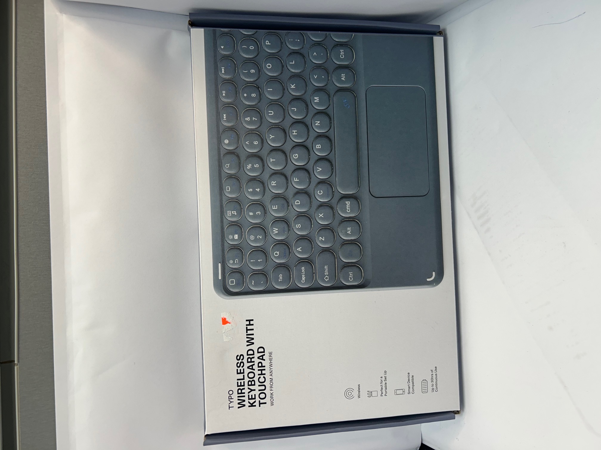 Typo Keyblind Pre-owned TYPO WIRELESS KEYBOARD WITH TOUCHPAD - Own4Less